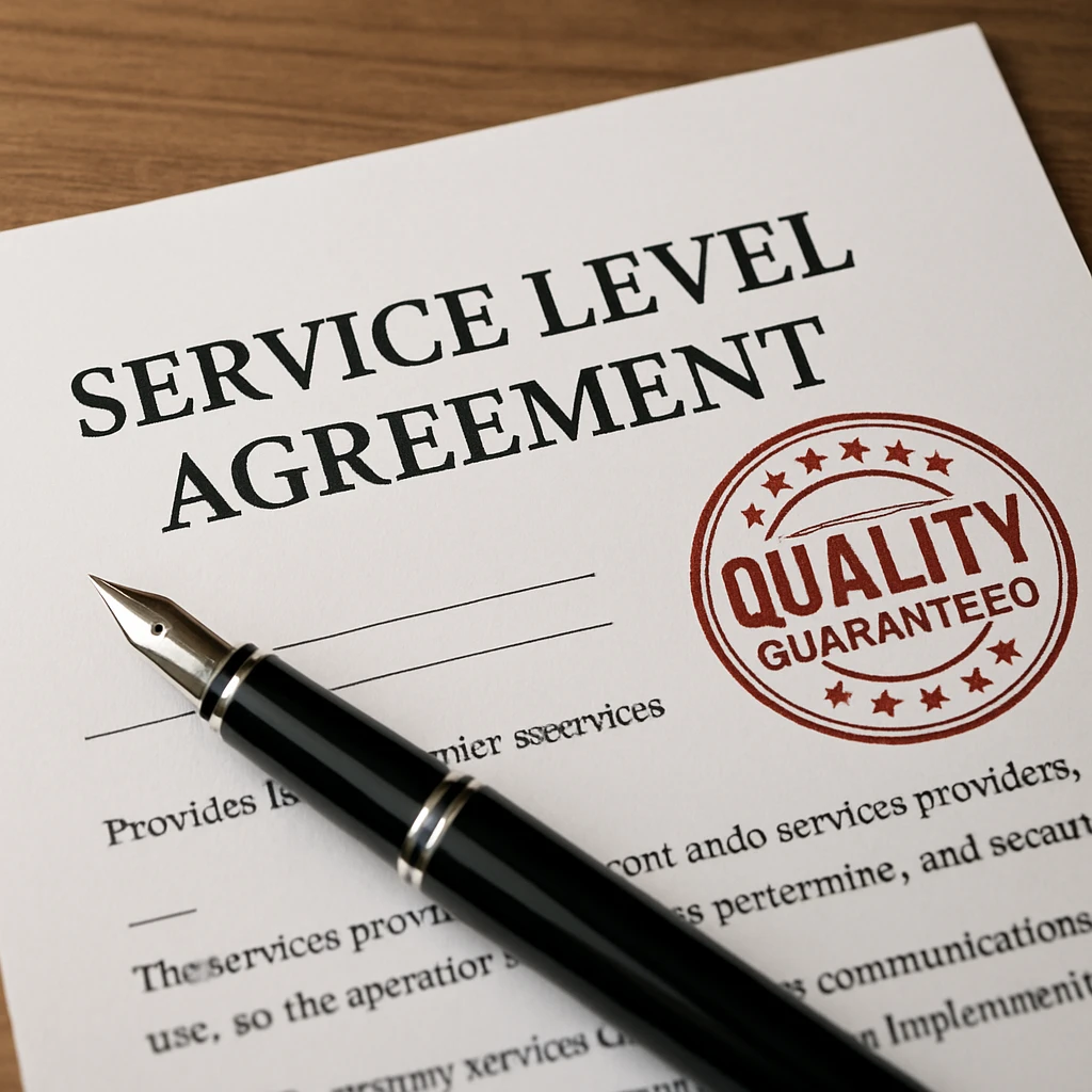 Na czym polega gwarancja jakości w umowach SLA?